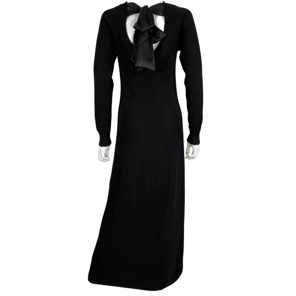 525 Ribbed Black Scarlett Dress Size S - Picture 3 of 4